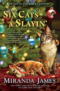 portada Six Cats a Slayin' (Cat in the Stacks Mystery) (en Inglés)