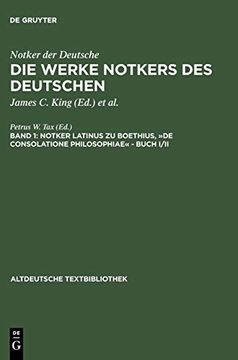 portada Notker Latinus zu Boethius, -de Consolatione Philosophiae- Buch i (en Alemán)