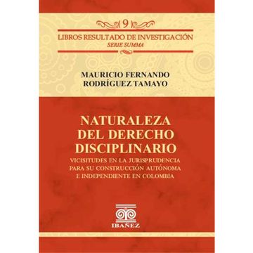portada NATURALEZA DEL DERECHO DISCIPLINARIO