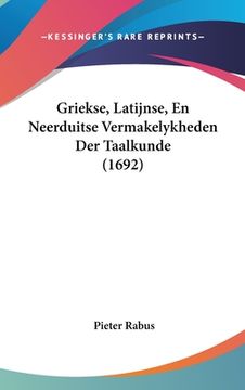 portada Griekse, Latijnse, En Neerduitse Vermakelykheden Der Taalkunde (1692)