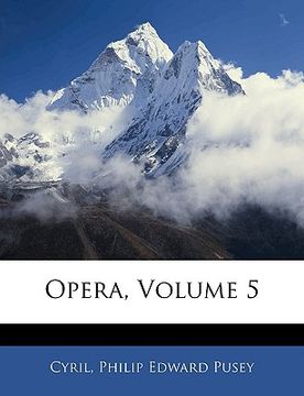 portada Opera, Volume 5