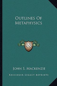 portada outlines of metaphysics (en Inglés)