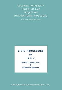 portada Civil Procedure in Italy (en Inglés)