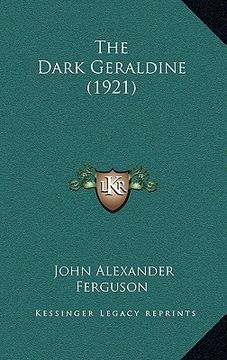 portada the dark geraldine (1921) (in English)