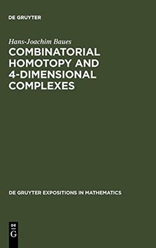 portada Combinatorial Homotopy and 4-Dimensional Complexes (in English)