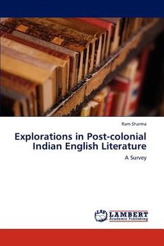 portada explorations in post-colonial indian english literature (en Inglés)