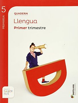portada Quadern Llengua 5 Primaria 1 Trim Saber Fer (en Catalá)