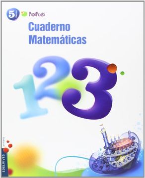 portada Cuaderno 3 de Matematica 5º Primaria (Pixepolis)