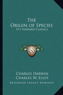 portada the origin of species: v11 harvard classics (en Inglés)