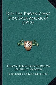 portada did the phoenicians discover america? (1913) (en Inglés)