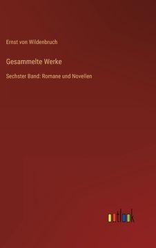 portada Gesammelte Werke: Sechster Band: Romane und Novellen (en Alemán)