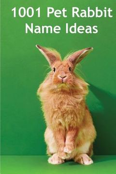 portada 1001 Pet Rabbit Name Ideas: The most popular, quirky, and fun names you could give your pet rabbit! (en Inglés)