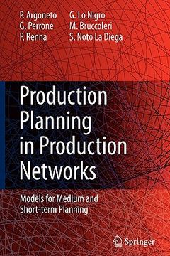 portada production planning in production networks: models for medium and short-term planning (en Inglés)