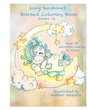 portada Lacy Sunshine's Stitched Coloring Book Volume 14 (en Inglés)