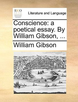portada conscience: a poetical essay. by william gibson, ...