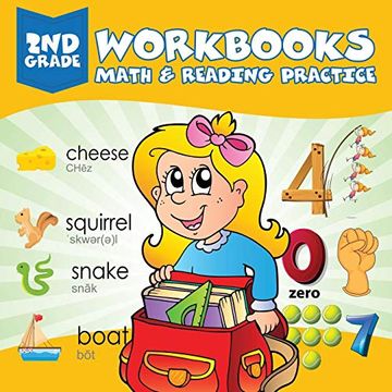 portada 2nd Grade Workbooks: Math & Reading Practice 