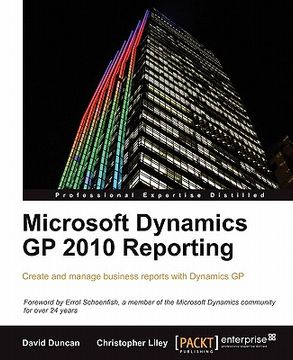 portada microsoft dynamics gp 2010 reporting (en Inglés)