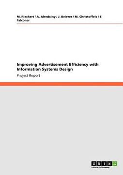 portada improving advertisement efficiency with information systems design (en Inglés)