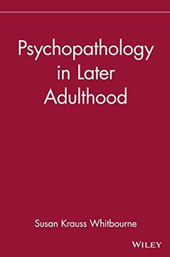 portada Psychopathology in Later Adulthood (in English)