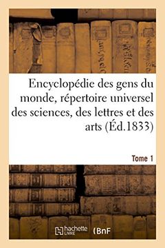 portada Encyclopédie des gens du monde T. 1.2 (Généralités)