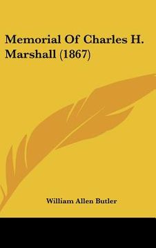 portada memorial of charles h. marshall (1867) (en Inglés)