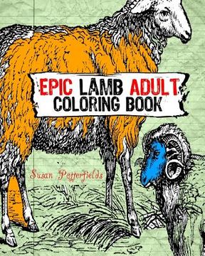portada Epic Lamb Adult Coloring Book (in English)