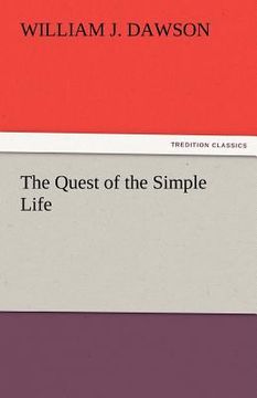 portada the quest of the simple life (en Inglés)