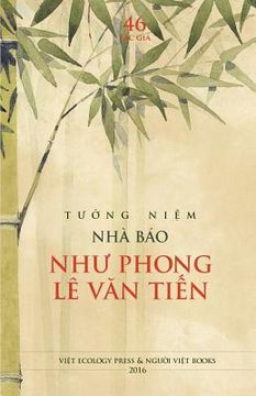 portada Tuong Niem Nha Bao Nhu Phong Le Van Tien (en Vietnamita)