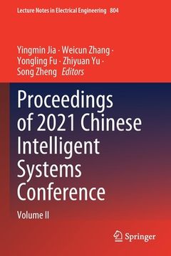 portada Proceedings of 2021 Chinese Intelligent Systems Conference: Volume II (en Inglés)