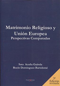 portada MATRIMONIO RELIGIOSO Y UNION EUROPEA.PERSPECTIVAS