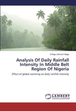 portada Analysis of Daily Rainfall Intensity in Middle Belt Region of Nigeria