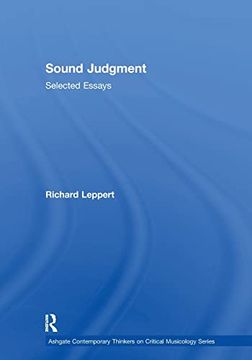 portada Sound Judgment: Selected Essays (in English)