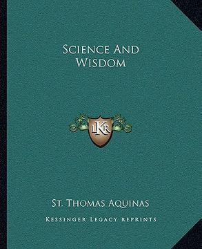 portada science and wisdom (en Inglés)