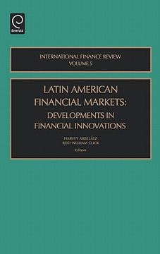 portada latin american financial markets: developments in financial innovations (en Inglés)