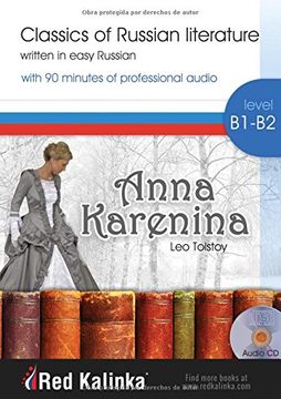 portada Anna Karenina: Classics of Russian Literature Written in Easy Russian (en Ruso)