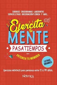portada Ejercita Tu Mente: Pasatiempos (in Spanish)