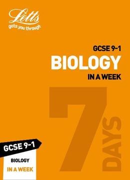 portada Letts GCSE 9-1 Revision Success - GCSE Biology in a Week (en Inglés)