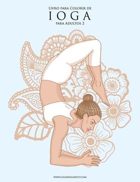 portada Livro para Colorir de Ioga para Adultos 2 (en Portugués)