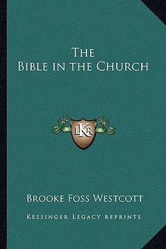 portada the bible in the church (in English)