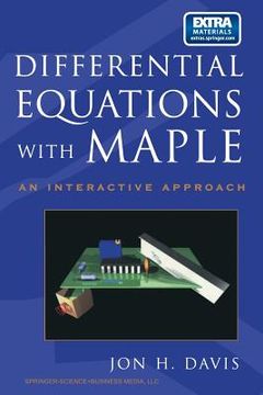 portada Differential Equations with Maple: An Interactive Approach (en Inglés)