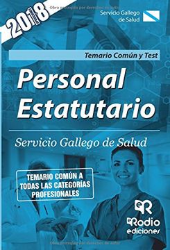 portada Personal Estatutario. Servicio Gallego de Salud. Temario Común y Test (in Spanish)