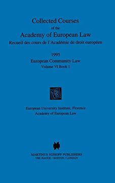 portada Collected Courses of the Academy of European law (en Inglés)