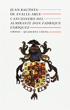 portada Cancionero Del Almirante Don Fadrique Enriquez