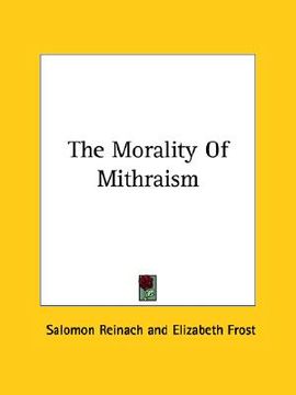 portada the morality of mithraism (en Inglés)