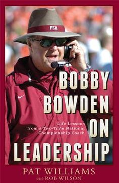 portada bobby bowden on leadership: life lessons from a two-time national championship coach