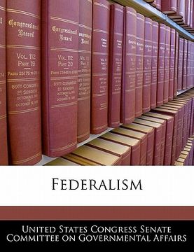 portada federalism (en Inglés)