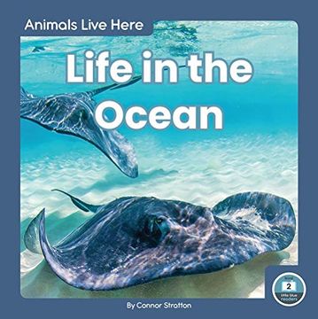 portada Animals Live Here: Life in the Ocean (Animals Live Here; Little Blue Readers,Level 2) (en Inglés)