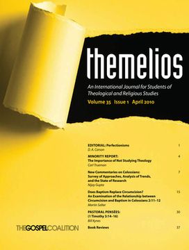 portada Themelios, Volume 35, Issue 1