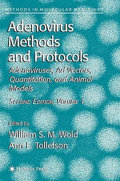 portada adenovirus methods and protocols: volume 1: adenoviruses, ad vectors, quantitation, and animal models (en Inglés)