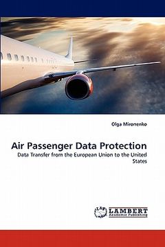 portada air passenger data protection (en Inglés)
